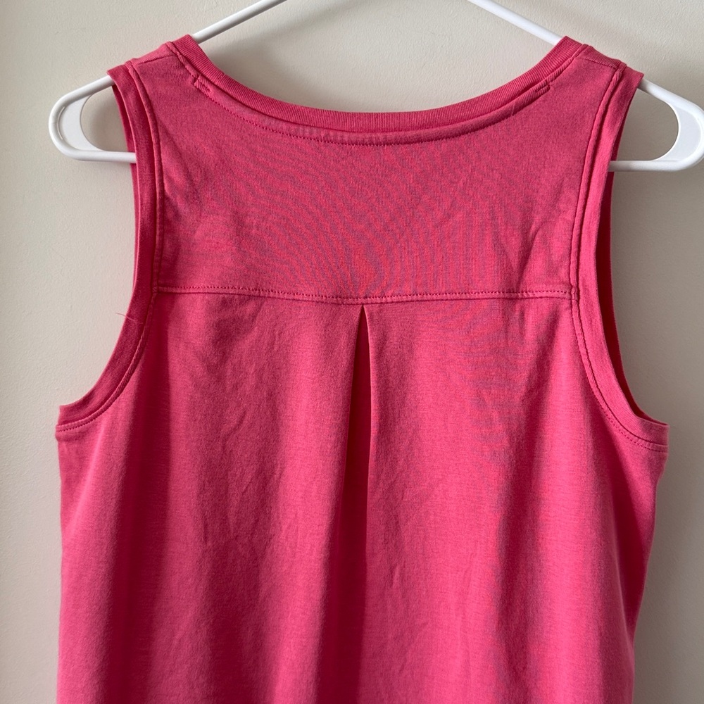 J. Jill Pima Cotton Back-Pleat Tank - Picture 5 of 6